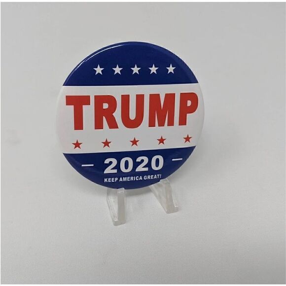 Classic TRUMP 2020 Button Collector’s Item for your Jacket Backpack Hat Vest NEW - Picture 5 of 5